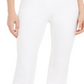 Alfani Women's High Waist Belted Straight Leg Pants White Size 14
