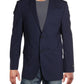 Ralph Lauren Men's Wool Slim Fit Two Button Blazer Blue Size 46