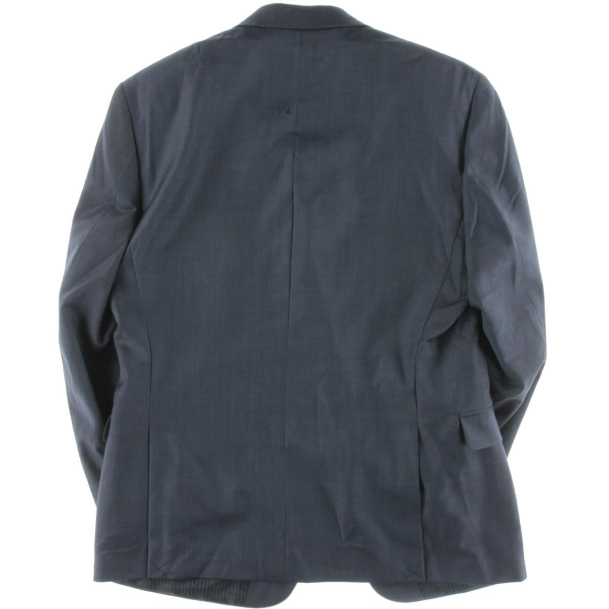 Calvin Klein Men's Wool Slim Fit Two Button Suit Jacket Blue Size 44