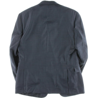 Calvin Klein Men's Wool Slim Fit Two Button Suit Jacket Blue Size 44