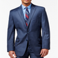 Calvin Klein Men's Wool Slim Fit Two Button Suit Jacket Blue Size 44