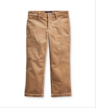 Ralph Lauren Boy's Slim Fit Corduroy Pants Brown Size 6