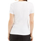 Guess Women's Heart Breaker Cotton Graphic T-Shirt White Size Large