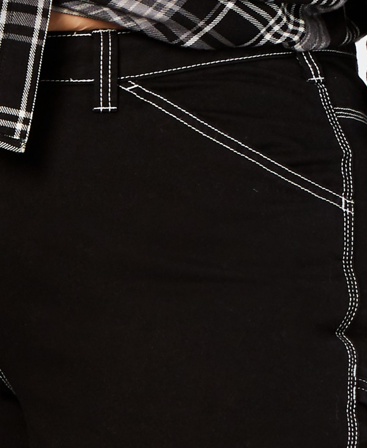 Dickies Women's Trendy Carpenter Pants Black Size 20