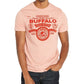 Buffalo David Bitton Men's Tibark Graphic T-Shirt Pink Size XL
