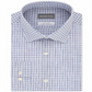 Michael Kors Men's Classic/Regular Fit Non Iron Airsoft Performance Stretch Check Dress Shirt Purple Size S