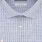 Michael Kors Men's Classic/Regular Fit Non Iron Airsoft Performance Stretch Check Dress Shirt Purple Size S