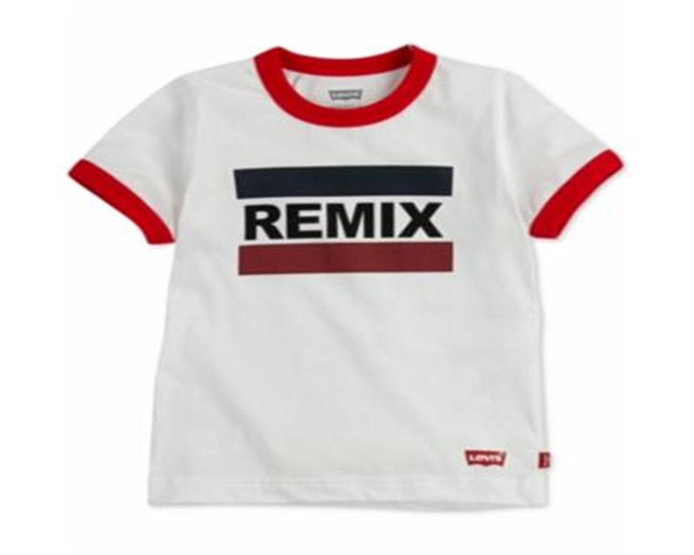Levi's Little Boy's Daddy & Me Collection Remix Graphic Cotton T-Shirt White Size 5