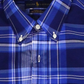 Ralph Lauren Men's Classic Fit Stretch Plaid Shirt Blue Size Medium