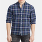 Ralph Lauren Men's Classic Fit Stretch Plaid Shirt Blue Size Medium