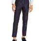 INC International Concepts Men's Flat Front Tapered Floral Pants Blue Size 32X32