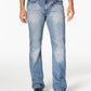 INC International Concepts Men's Modern Bootcut Jeans Blue Size 38X32