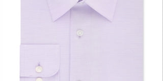 Calvin Klein Men's Steel Classic Regular Non Iron Stretch Performance Dress Shirt Gray Size 14.5X32-33