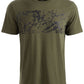 Ideology Men's Printed T-Shirt Green Size Large