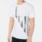 INC Men's Short Sleeve Classic Fit Casual Shirt White Size Medium