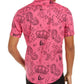 INC International Concepts Men's Edgar Graffiti Regular Fit Button Down Shirt Pink Size L