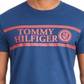 Tommy Hilfiger Men's Cotton Graphic Logo T-Shirt Blue Size XL
