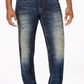 Sean John Men's Hamilton Denim Mid Rise Straight Leg Jeans Blue Size 40X32