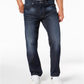 Sean John Men's Hamilton Denim Mid Rise Straight Leg Jeans Blue Size 40X32
