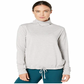Nike Women's Funnel Neck Yoga Training Top Grey Size X-Small