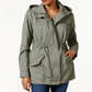 Style & Co Women's Utility Jacket Green Size Petite M