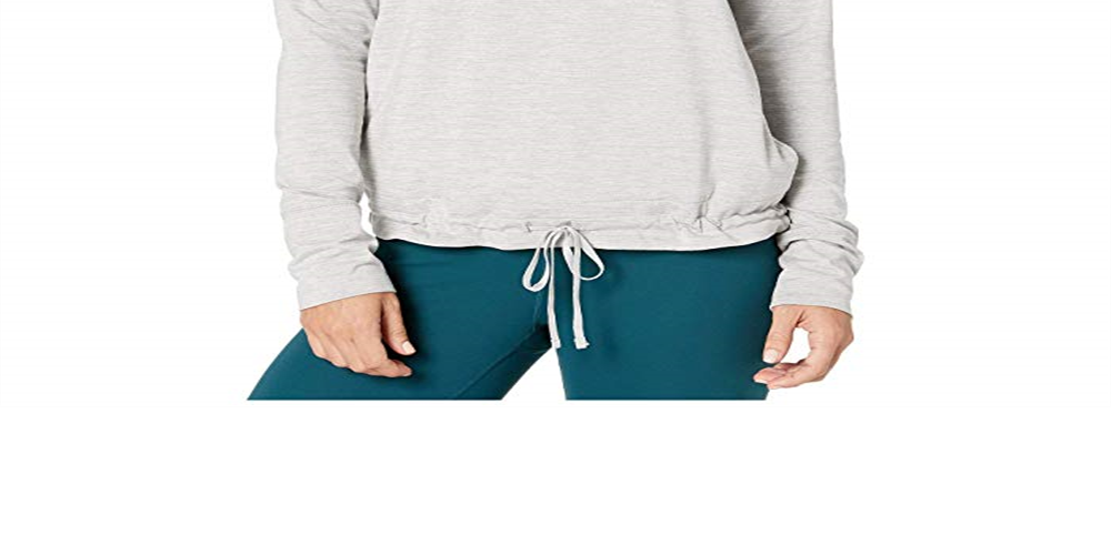 Nike Women's Funnel-Neck Yoga Training Top Light Grey  Size Small