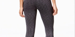 Ideology Women's Space Dyed Performance Leggings Black Size L