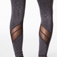 Ideology Women's Space Dyed Performance Leggings Black Size L