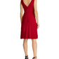 Ralph Lauren Women's Embellished Sheath Dress Red Size 10