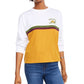 Disney Women's Juniors Hakuna Matata Colorblock Graphic T-Shirt White Size X-Large