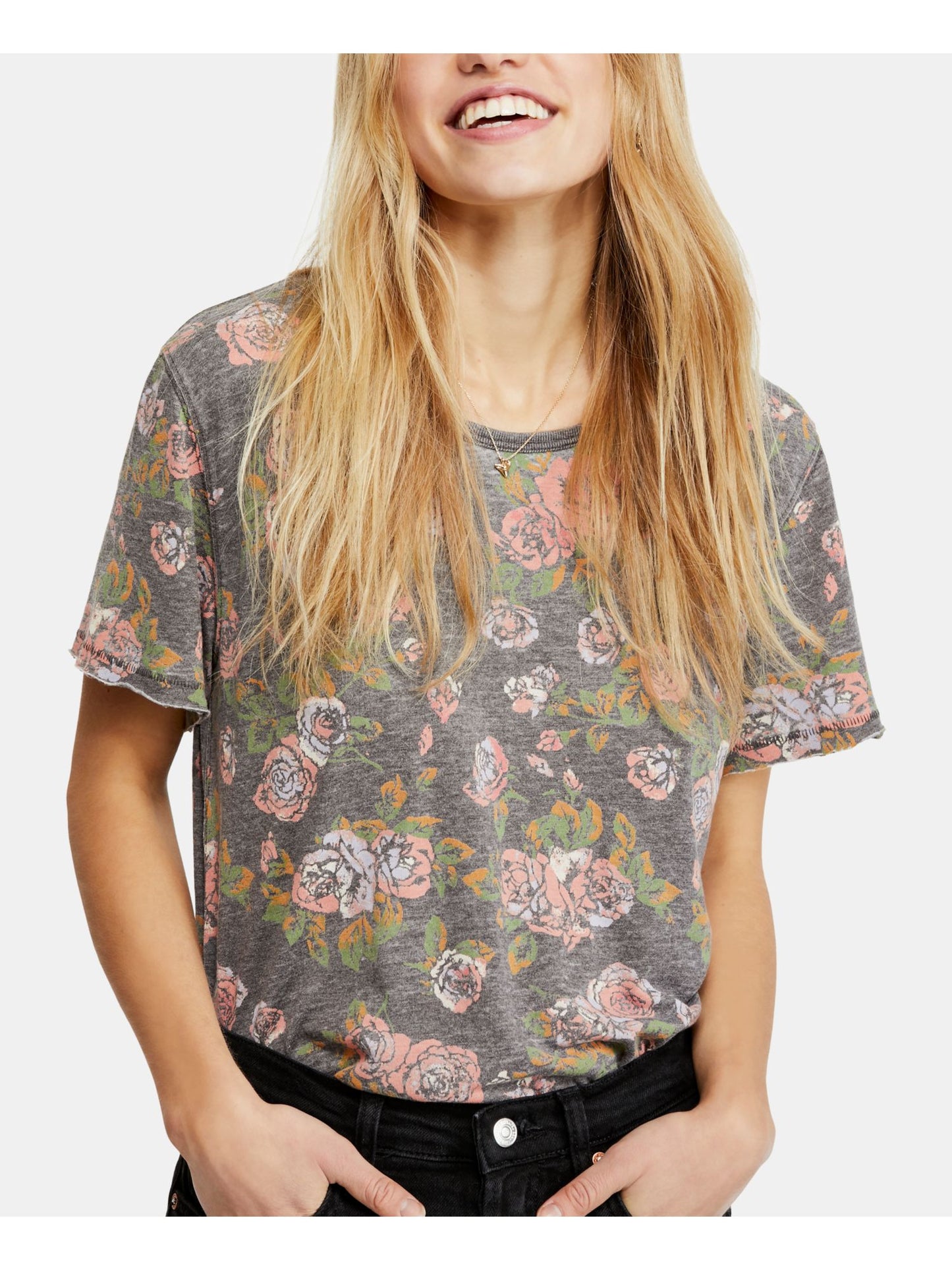 Free People Women's Tourist Tee Brown Size Small