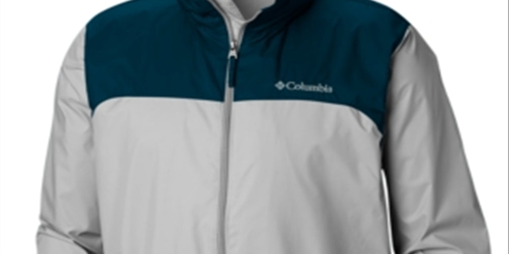 Columbia Men's Big & Tall Glennaker Lake Rain Jacket Blue Size Medium