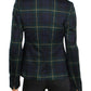 Ralph Lauren Women's Plaid Jacquard Blazer Black Size Petite Medium