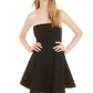 B Darlin Junior's Strapless a Line Dress Black Size 13/14