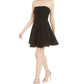 B Darlin Junior's Strapless a Line Dress Black Size 13/14