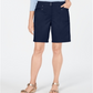 Karen Scott Women's Skimmer Shorts Blue Size 14 Petite