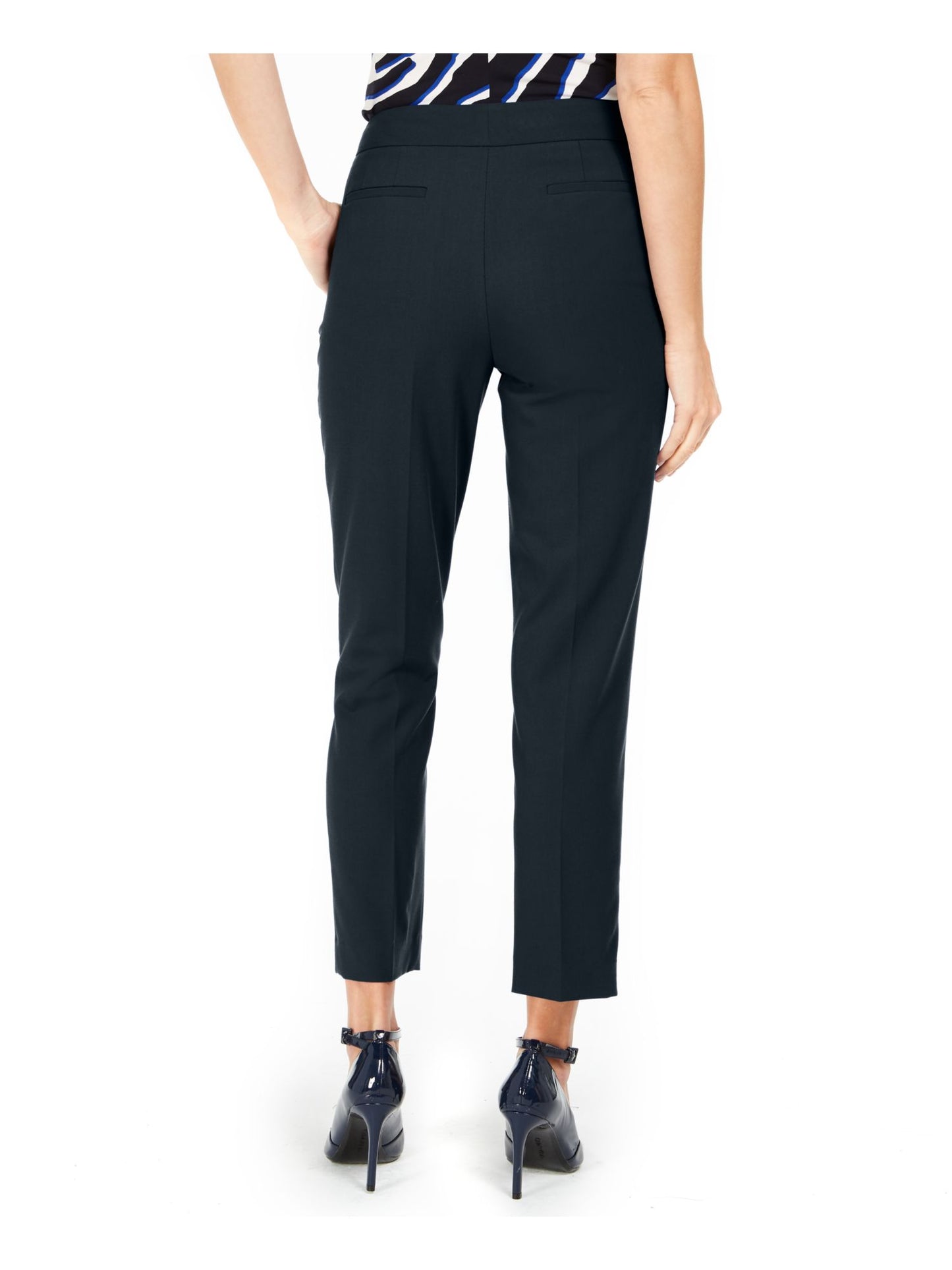 Calvin Klein Women's Straight Leg Dress Pants Blue Size 16