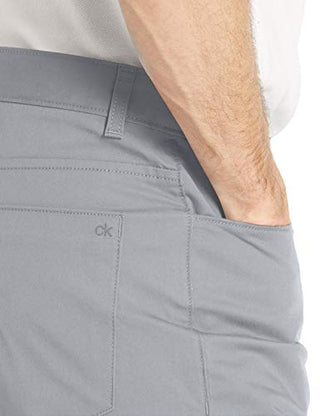 Calvin Klein Men's Slim Fit Authentic Five Pocket Pants Gray Size 33X32