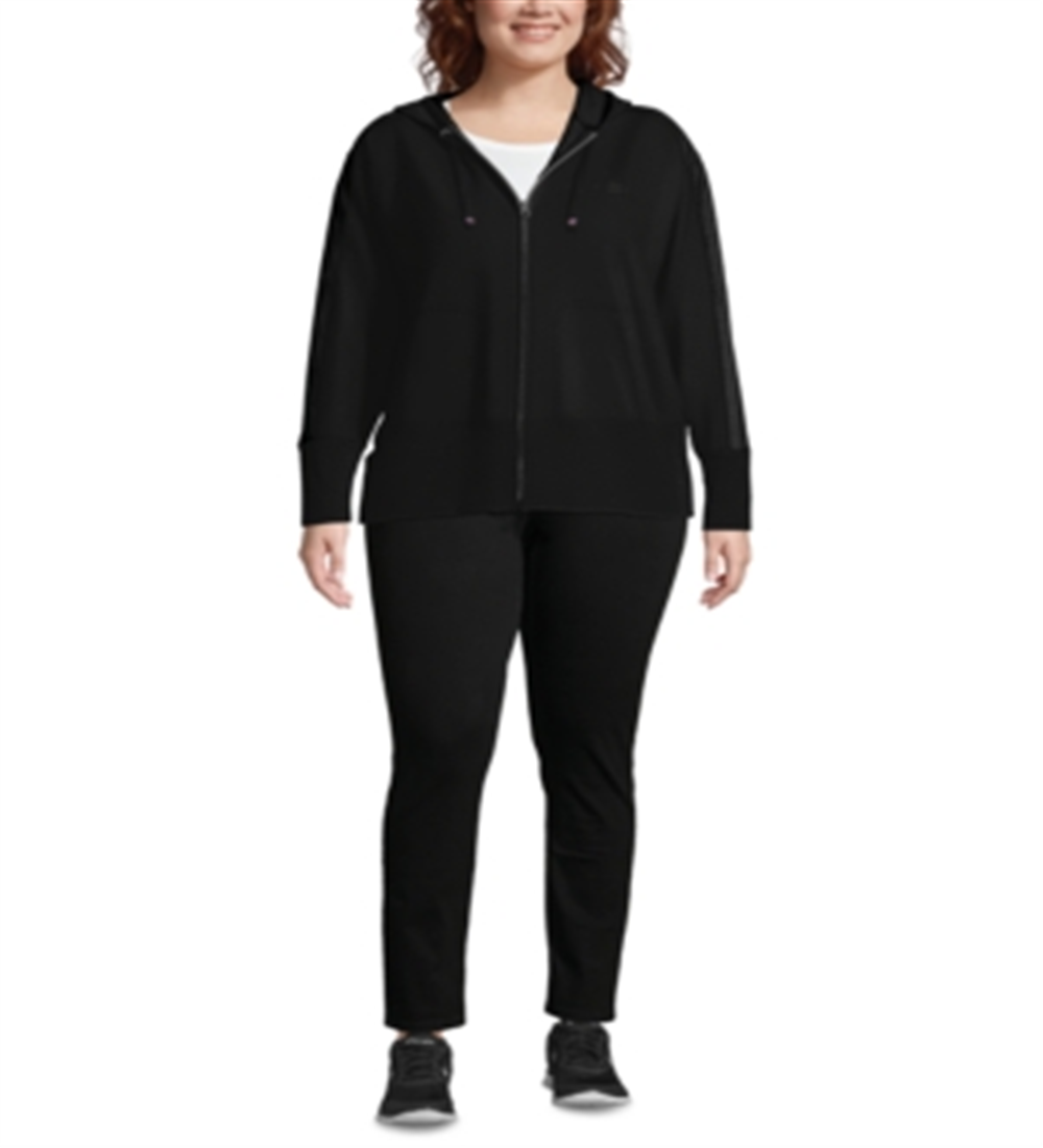 Champion Women's Sweatshirt Fitness Hoodie Black Size 3X