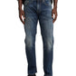 Silver Jeans Co. Men's Eddie Relaxed Tapered Fit Stretch Jeans Blue Size 38X30
