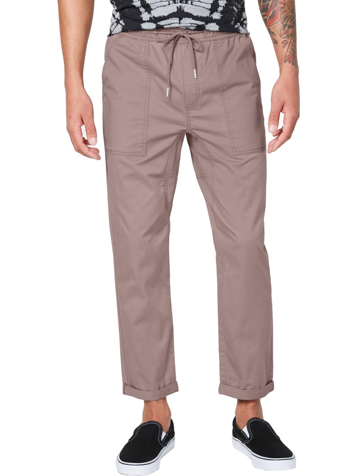 American Rag Men's Drawstring Pants Brown Size Large