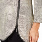 JM Collection Women's Space Dyed Embellished Zipper Top Gold  Size Petite S