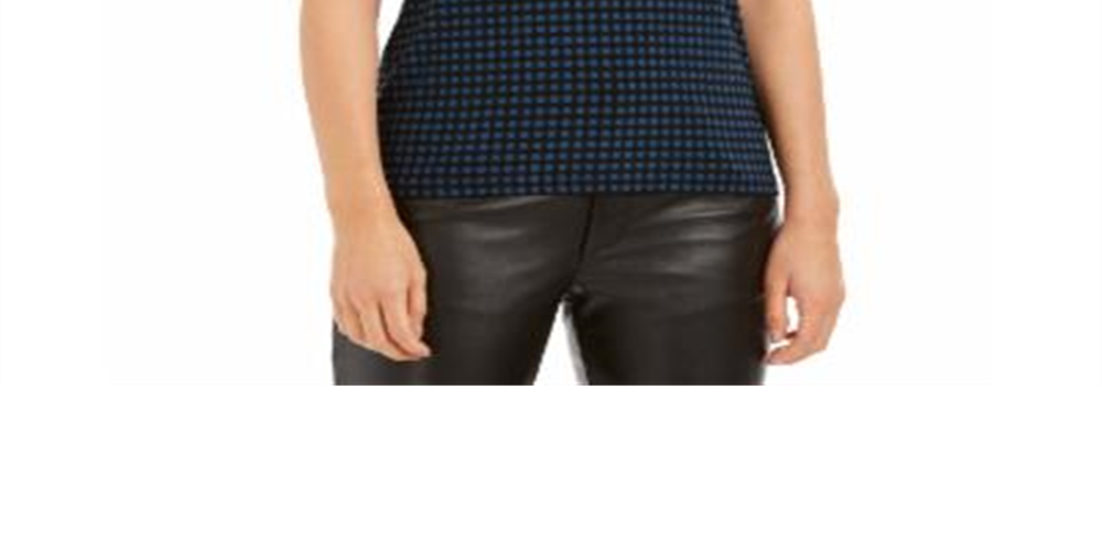 Anne Klein Women's Top Blue Size X-Small