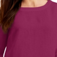 Charter Club Women's Eyelet Bell Sleeve Top Pink Size Small