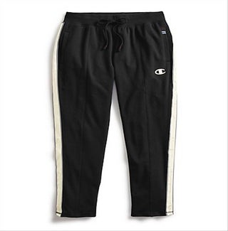 Champion Women's Heritage Taped Pants Black Size Large
