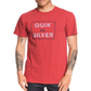 Quiksilver Men's Boxed Intent T-Shirt Red Size X-Large