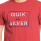 Quiksilver Men's Boxed Intent T-Shirt Red Size X-Large