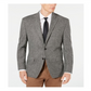 Ralph Lauren Men's Ultraflex Herringbone Regular Fit Wool Blend Suit Separate Gray Size 40L