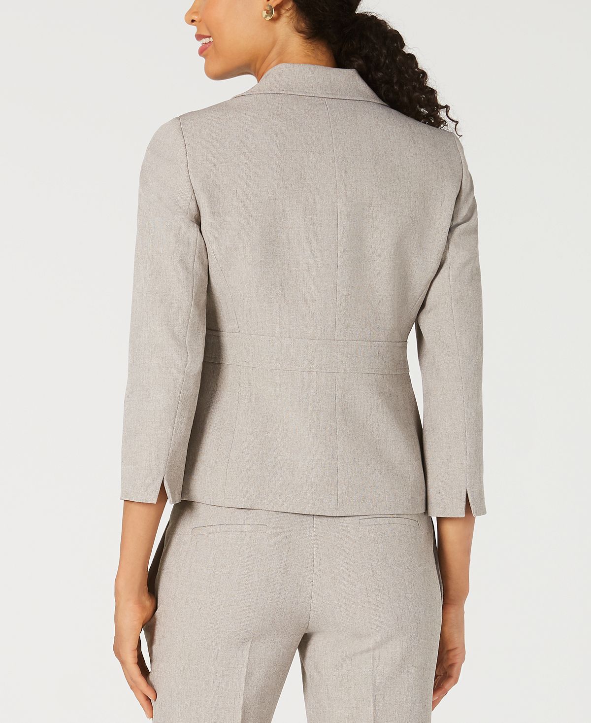 Kasper Women's Blazer Wear to Work Jacket Brown Size 12