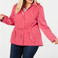 Charter Club Women's Plus Water Resistant Utility Jacket Pink Size 3X